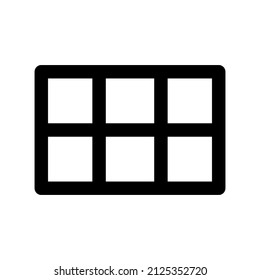 Icono de lista aislado en fondo blanco