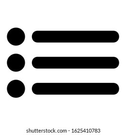 list icon or logo isolated sign symbol vector illustration - high quality black style vector icons
