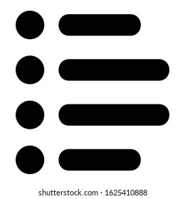 list icon or logo isolated sign symbol vector illustration - high quality black style vector icons
