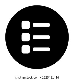 list icon or logo isolated sign symbol vector illustration - high quality black style vector icons
