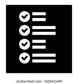 list icon or logo isolated sign symbol vector illustration - high quality black style vector icons
