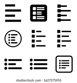 list icon or logo isolated sign symbol vector illustration - Collection of high quality black style vector icons
