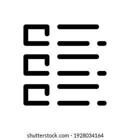 list icon or logo isolated sign symbol vector illustration - high quality black style vector icons
