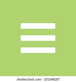 List icon. Menu icon.