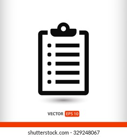 list icon. One of set web icons