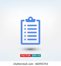 list icon. One of set web icons