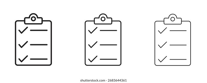 Ícone de lista, sinal de estrutura de tópicos, símbolos lineares