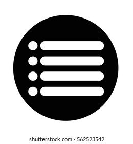 list icon sign