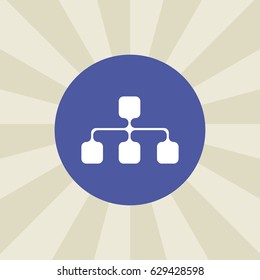 list icon. sign design. background