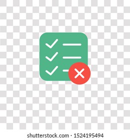 list icon sign and symbol. list color icon for website design and mobile app development. Simple Element from interaction assets collection for mobile concept and web apps icon.