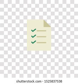 list icon sign and symbol. list color icon for website design and mobile app development. Simple Element from essential collection collection for mobile concept and web apps icon.