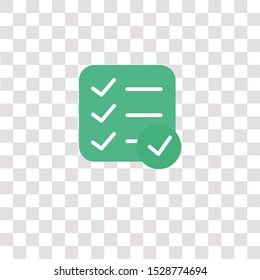 list icon sign and symbol. list color icon for website design and mobile app development. Simple Element from interaction assets collection for mobile concept and web apps icon.
