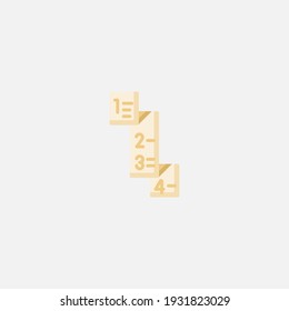 List icon sign vector,Symbol, logo illustration for web and mobile