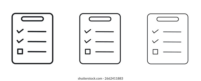 List icon simple line design - Simple Vector Illustration