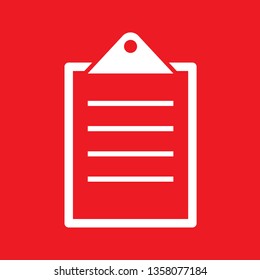 List icon, stock vector illustration, EPS10.