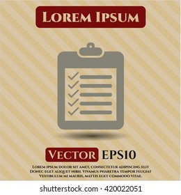 List icon or symbol