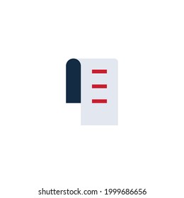List Icon in trendy outline style isolated on white background. symbol for your web site design, logo, app, UI. Vector illustration