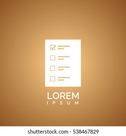 list icon vector