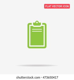 List icon. Vector concept illustration for design.