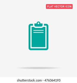 List icon. Vector concept illustration for design.