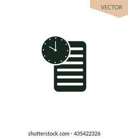 list icon, vector design