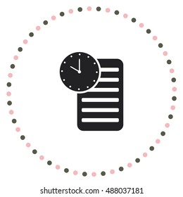 list icon, vector design