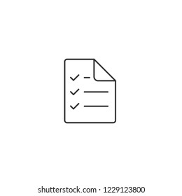 list icon. vector illustration