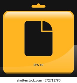 list icon. vector illustration
