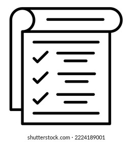 List icon vector image. Can also be used for web apps, mobile apps and print media.