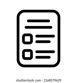 Ilustración de diseño de símbolos vectores de iconos de lista