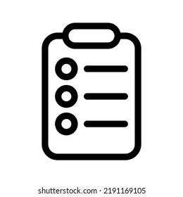 Ilustración de diseño de símbolos vectores de iconos de lista