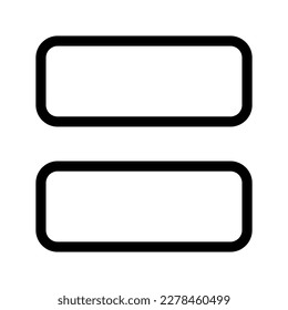 List Icon Vector Symbol Design Illustration