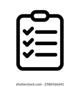 List Icon Vector Symbol Design Illustration