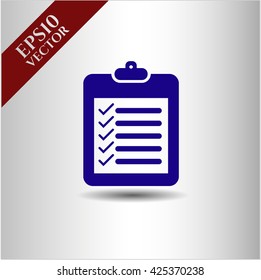 list icon vector symbol flat eps jpg app web concept website