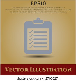 list icon vector symbol flat eps jpg app web concept website