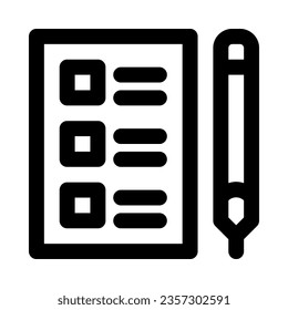 list icon for your website, mobile, presentation, and logo design.