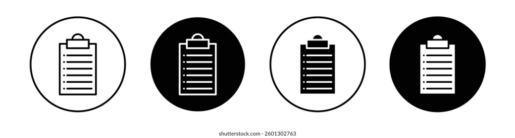 List icons vectors graphics collection