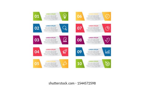 list infographic template design . business infographic concept for presentations, banner, workflow layout, process diagram, flow chart and how it work