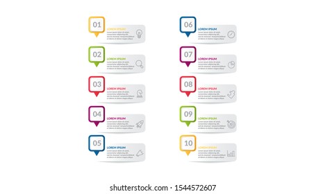 list infographic template design . business infographic concept for presentations, banner, workflow layout, process diagram, flow chart and how it work