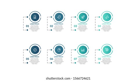 list infographic template design for presentation