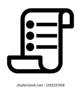 list item icon isolated sign symbol vector illustration - high quality black style vector icons

