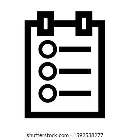 list item icon isolated sign symbol vector illustration - high quality black style vector icons
