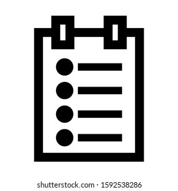 list item icon isolated sign symbol vector illustration - high quality black style vector icons
