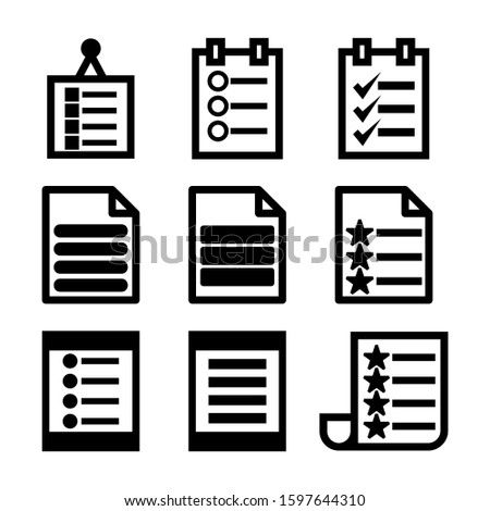 list item icon isolated sign symbol vector illustration - Collection of high quality black style vector icons
