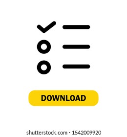 List Item Icons in Line Style for any Purposes.Perfect for website mobile app presentation and any other projects. Suitable for any user interface and user experience