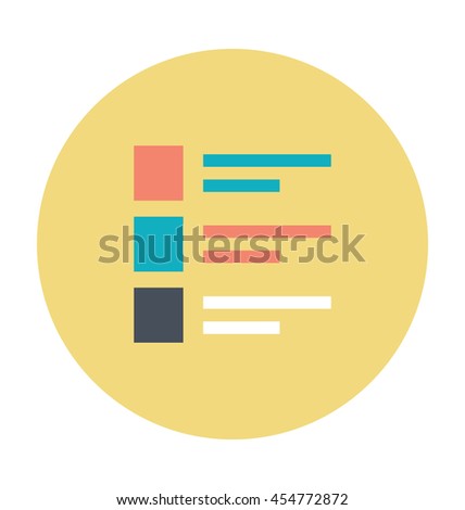 List Item Vector Icon