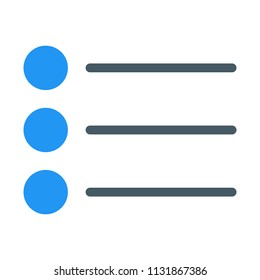 List or menu