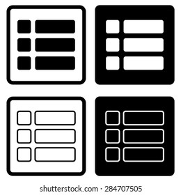 List menu icon
