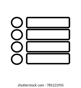 list menu icon
