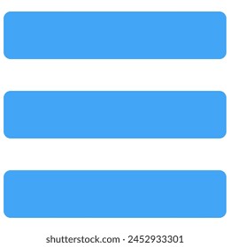 list menu icon with flat style